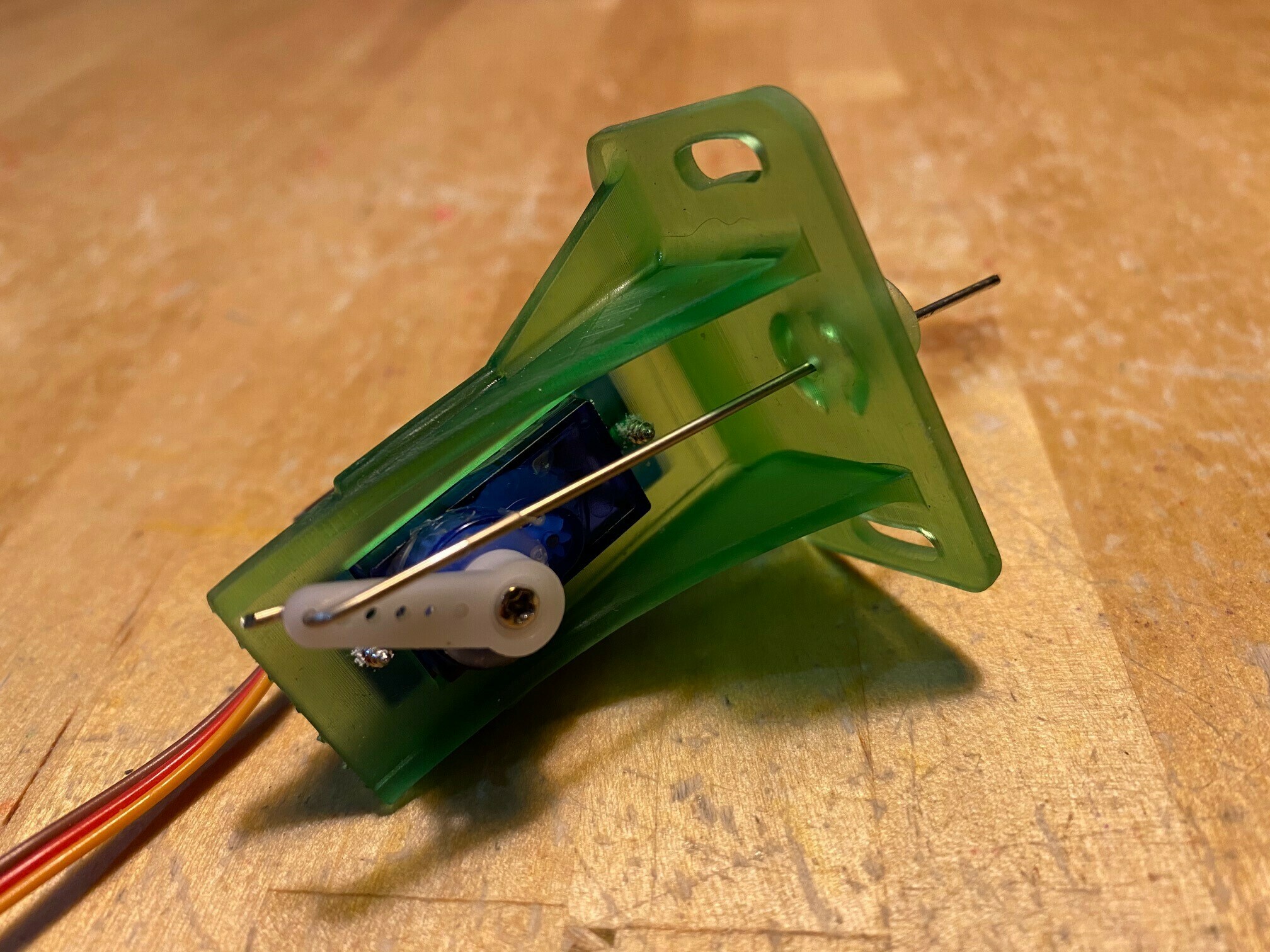 STL file Model Railway Railroad Servo Mount Bracket plus Alignment Tool・3D print object to